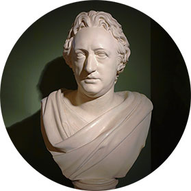 Büste von Goethe